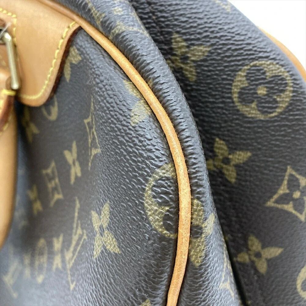 LOUIS VUITTON Brown Monogram Canvas Deauville Bag